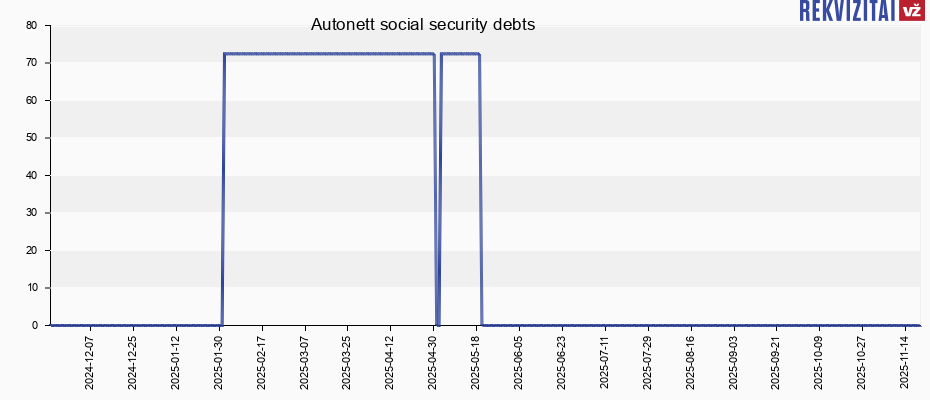 Autonett social security debts
