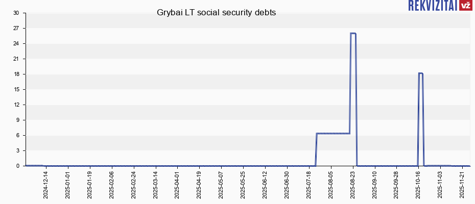 Grybai LT social security debts