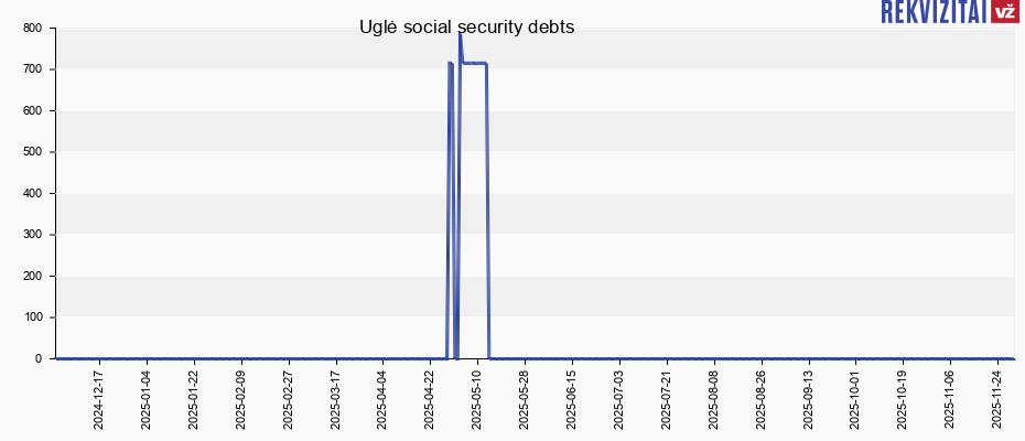 Uglė social security debts