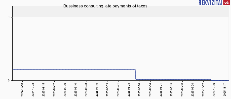 Bussiness consulting late payments of taxes