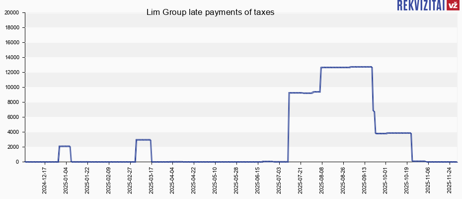 Lim Group late payments of taxes