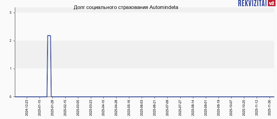 Долг социального страхования Automindeta
