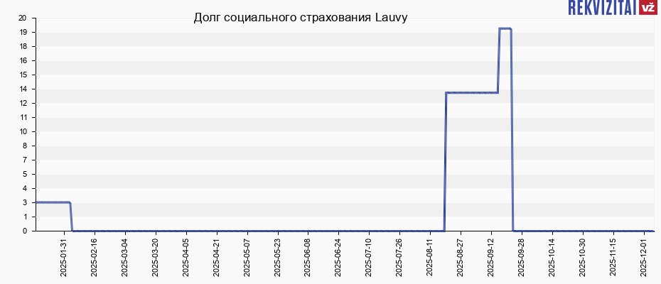 Долг социального страхования Lauvy
