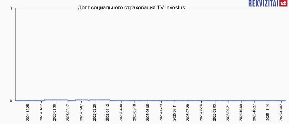 Долг социального страхования TV investus