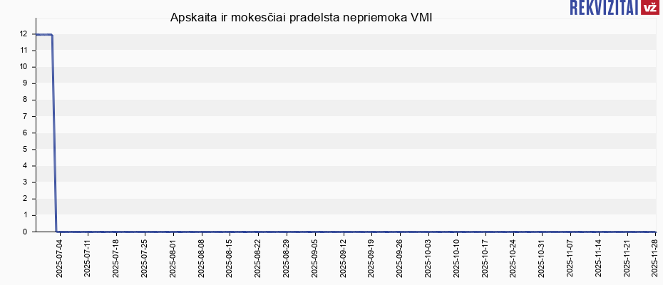 Apskaita ir mokesčiai pradelsta nepriemoka VMI